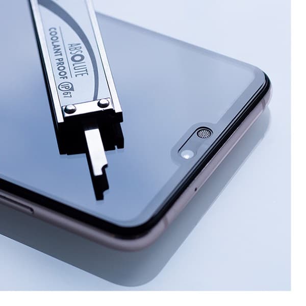 3MK FlexibleGlass Max Hybridglas för iPhone 7/8 Plus, vit