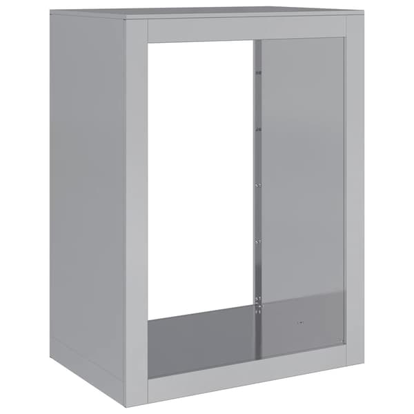 vidaXL Vedställ 60x40x80 cm galvaniserat stål
