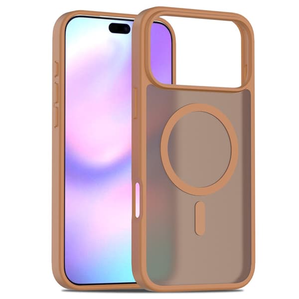 iPhone 17 Pro Max Mat Etui til MagSafe, Mat Brun