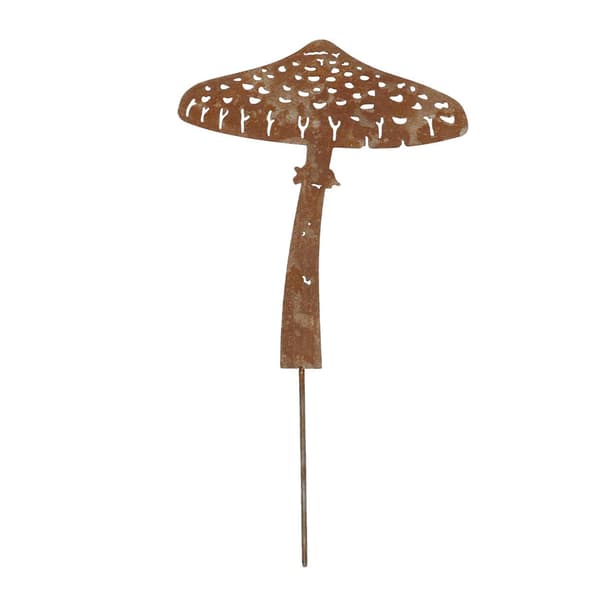 Metallsvamp på topp h27 cm