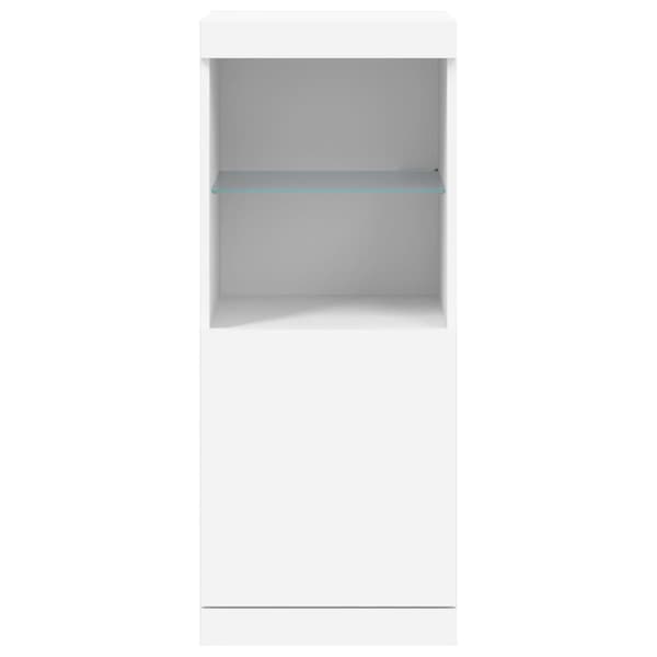 vidaXL LED-skåp vit 41x37x100 cm