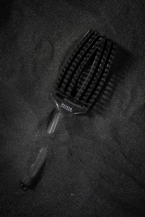 Olivia Garden FingerBrush Combo Hårbørste - Sort Onix