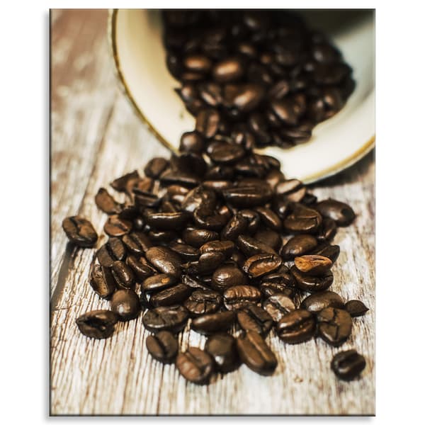 Lærredstryk Køkken Kaffebønner 80x100 cm
