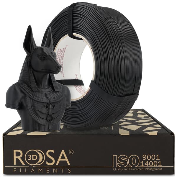 FILAMENT 3D Refill PLA-CF Mat Kulstofsort (1 kg / 1,75 mm)