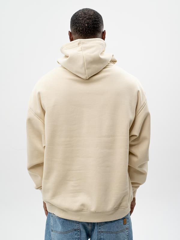 Lucky Dice Small Dice Herre Oversized Hættetrøje Lys Beige M