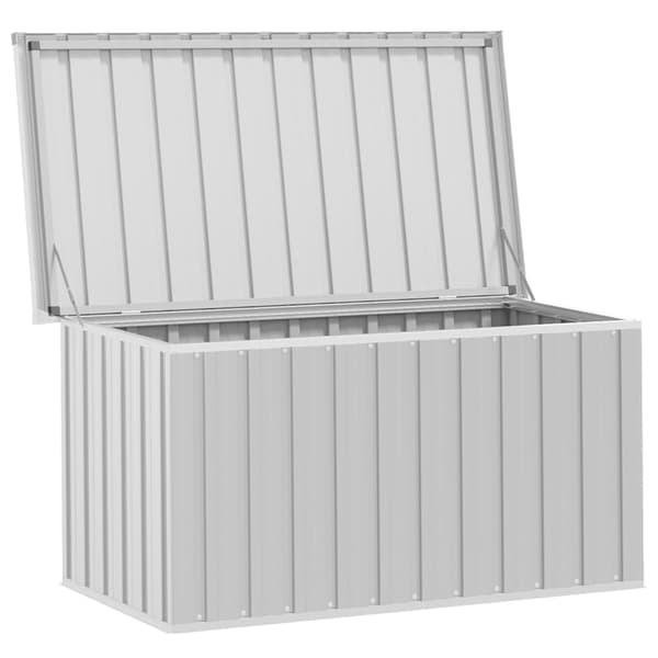 vidaXL opbevaringskasse til haven grå 129x67x65 cm