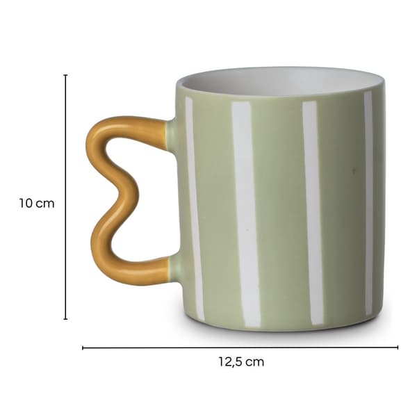 450 ml Jazz Lines krus grøn