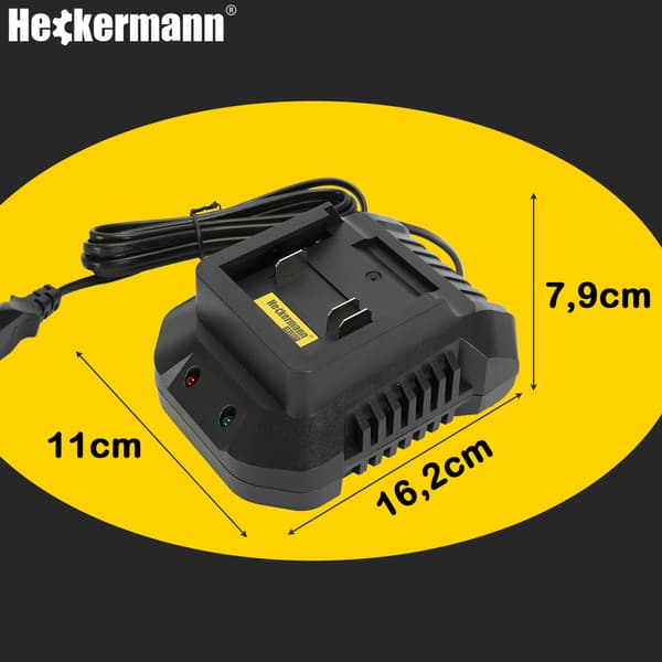 Heckermann Select 20V 2.2A AVC20-22 Enkelladdare