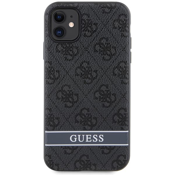 Guess 4G Stripe-etui til iPhone 11 / Xr, grå