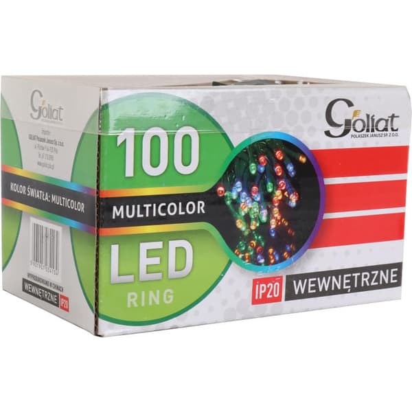 Julebelysning 100 LED udendørs multifarvet