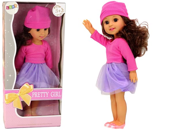 Babydocka Flicka Brunt Hår