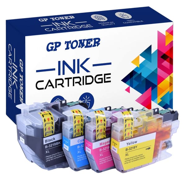 4x blæk til Brother GP-B3219XL CMYK