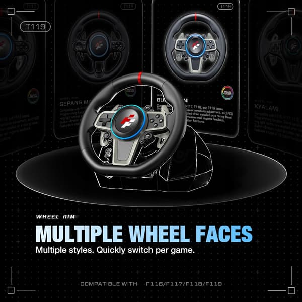 FLASHFIRE RIM T119 Buddh Gaming Racing Ratt