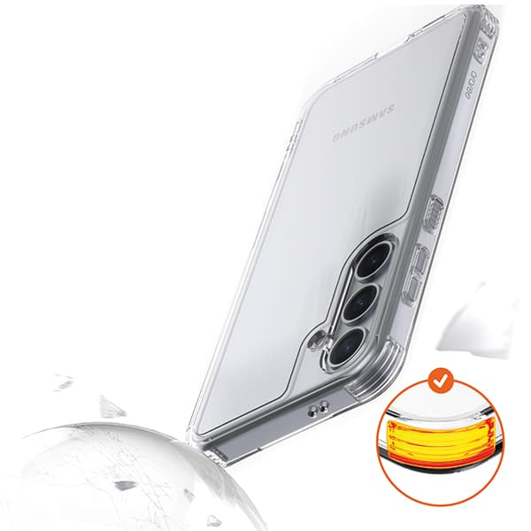 Araree Flexield-cover til Galaxy S24 gennemsigtigt