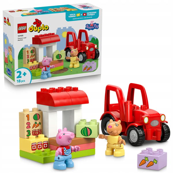 LEGO DUPLO Klodser Gurli Gris Traktor og Marked 10468