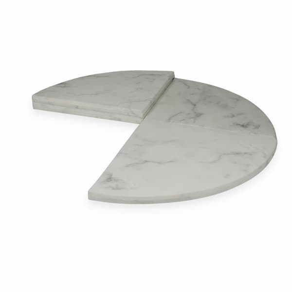 Legemåtte 160 cm til børn, rund, foldbar, marmor