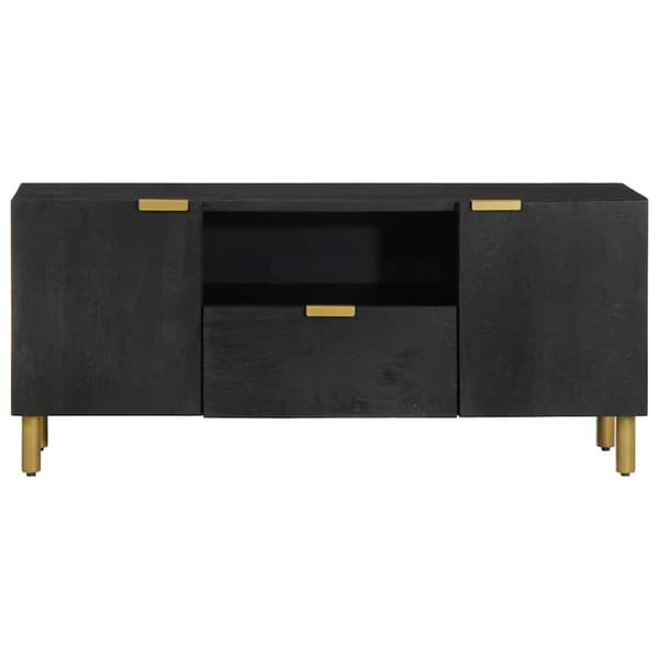 vidaXL TV-bord, sort, 105x33x46 cm
