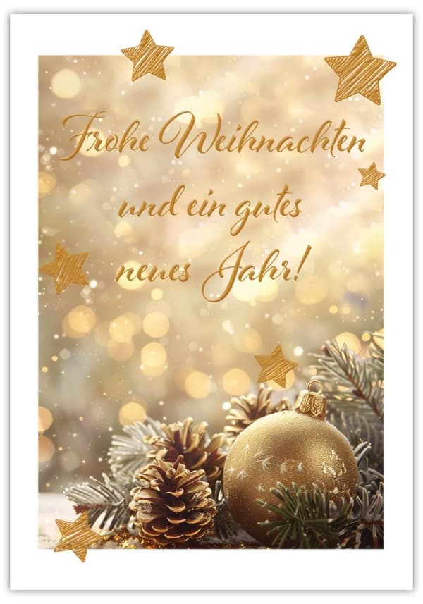 Joulukortti saksaksi