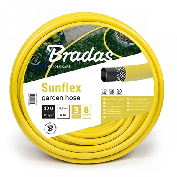SUNFLEX puutarhaletku 1/2" - 30m ja pikaliitin