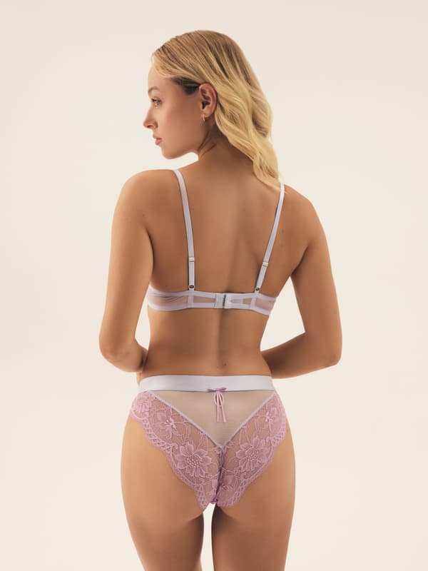 Samara Bloovii Push-Up -rintaliivit | Vaaleansininen, Pinkki 75A