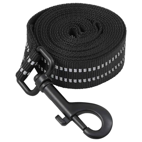 vidaXL justerbar hundesele, sort, M