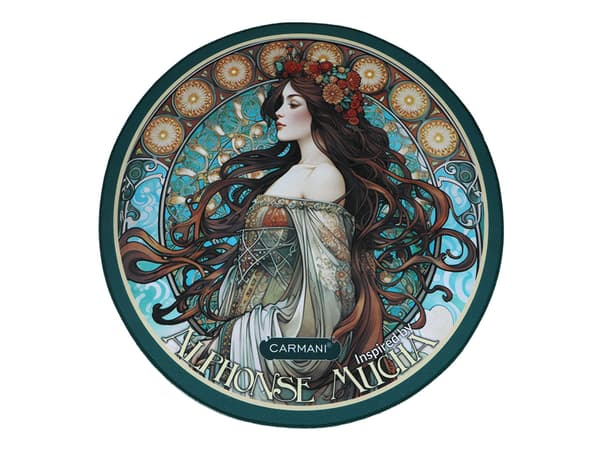 Carmani, plastikmåtte (ca. 38 cm) - Alfons Mucha