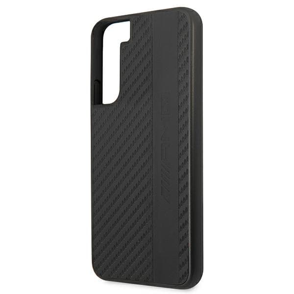 AMG Carbon Stripe&Embossed cover til Galaxy S22+, sort