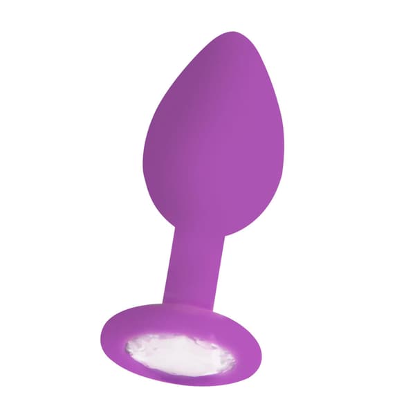 Diamant Analplug - Almindelig lilla