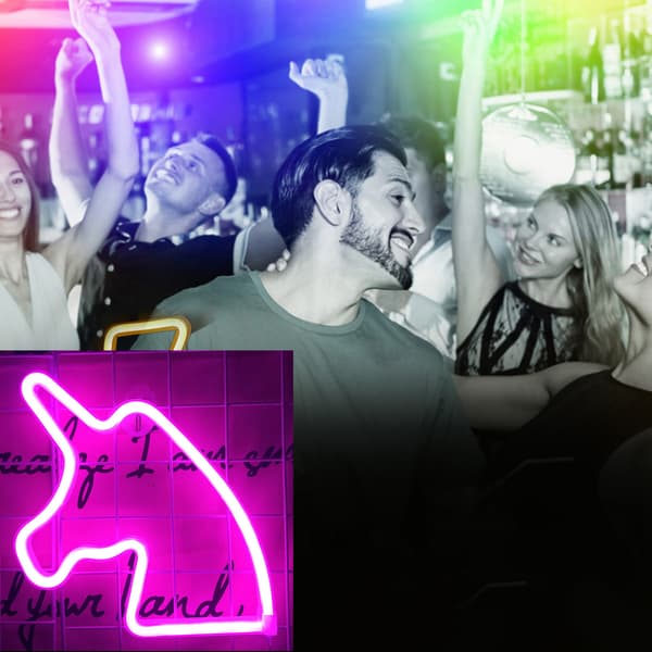Heckermann LED neon hängande ENHÖRNING