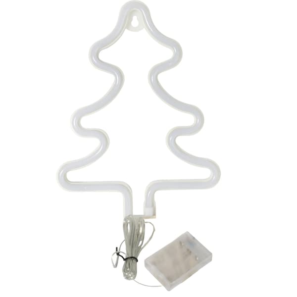 LED juldekorasjon - neon juletræ 23 cm