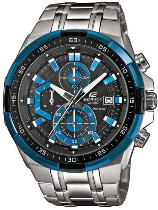 Herrklocka CASIO EDIFICE EFR-539D-1A2 - 10ATM (zd114b) + Låda