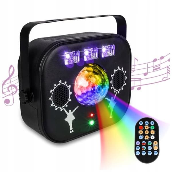 LIGHT4ME multiboks multi-effekt LED diskokugle laser