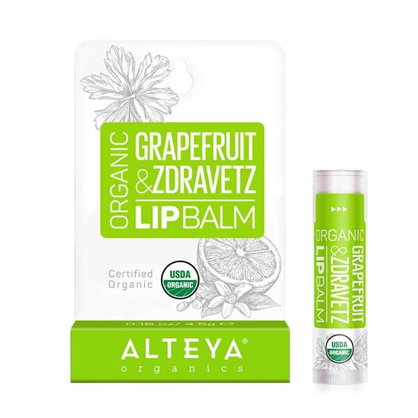 ØKOLOGISK GRAPEFRUIT & ZDRAVETZ LÆBEPOMADE