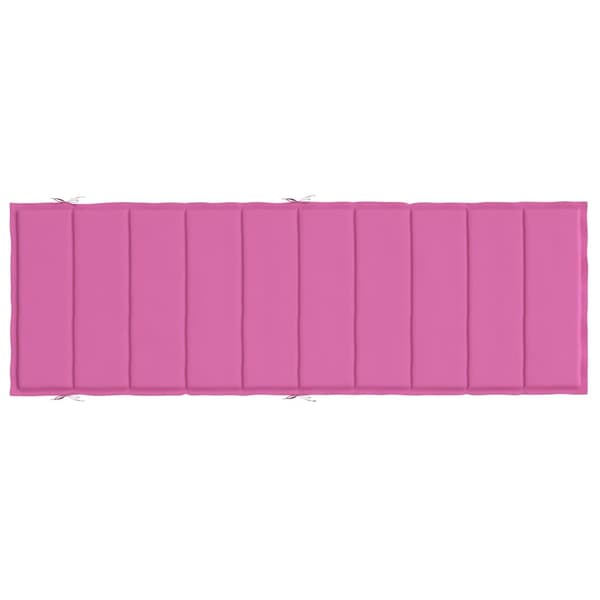 vidaXL Solstolsdyna, rosa, oxfordtyg