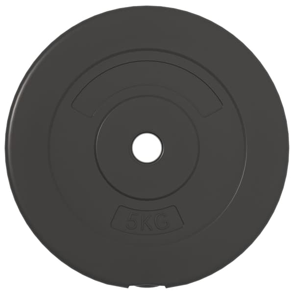 vidaXL vægtskiver, 4-pak, 30 kg, cement