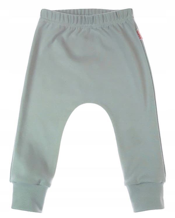 Baggy byxor, askgrå, storlek 74, klekle