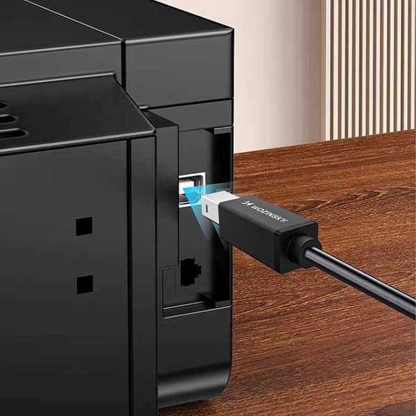 Tulostin-skannerikaapeli USB-B - USB-C 2m - musta