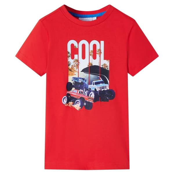 Børne-T-shirt, rød, 104