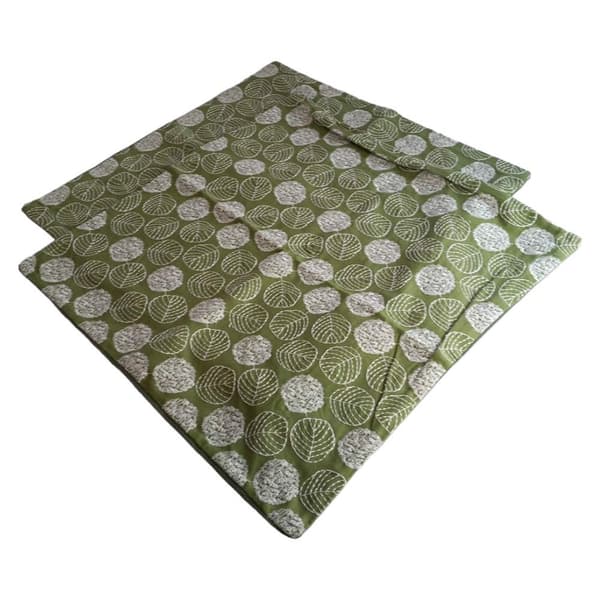 Pudebetræk 45x45 2 stk. Boho Grøn