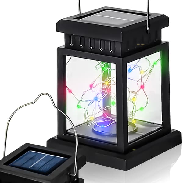 Heckermann JF60 Farverig LED Solcellelanterne