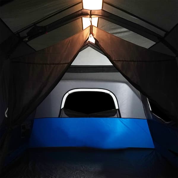 vidaXL Perheteltta LED-valolla, sininen, 9 hengelle