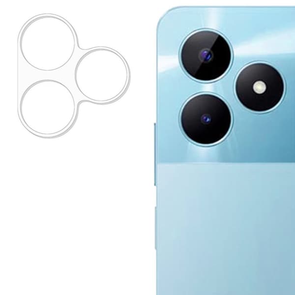 Realme Note 50 Kamera Härdat Glas, Transparent