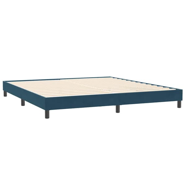 vidaXL boxmadras uden madras mørkeblå 200x220 cm