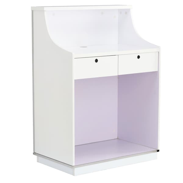 Receptionsskrankeunderdel til montering under receptionsskranken 80 cm kosmetik til spa-salon