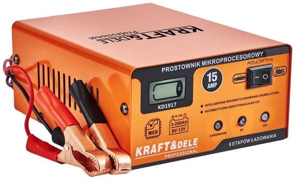 15AMP 6/12V KD1917 mikroprosessori tasasuuntaaja