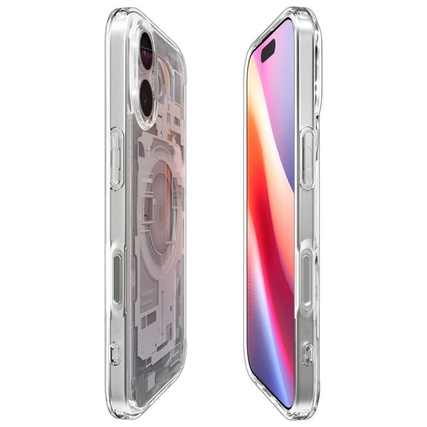 Spigen Ultra Hybrid Mag MagSafe-etui til iPhone 17 Zero One Hvid
