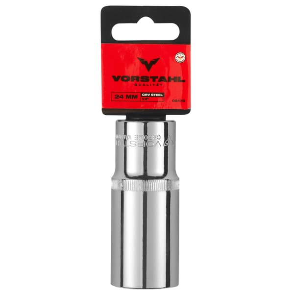 HEXAGONAL Lång HYLSNYCKEL 1/2” CrV > 22mm < Vorstahl