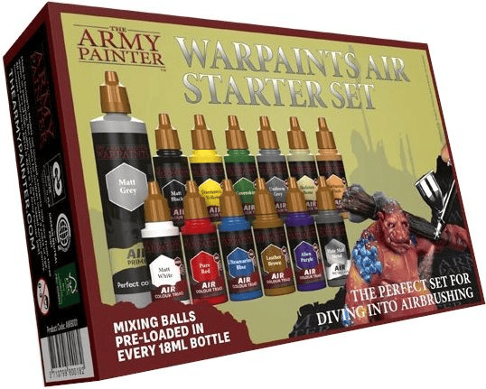 Army Painter Warpaints Airbrush Starter Kit 12 Farver