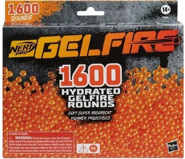 Nerf Gelfire -vesipallot 1600 kpl