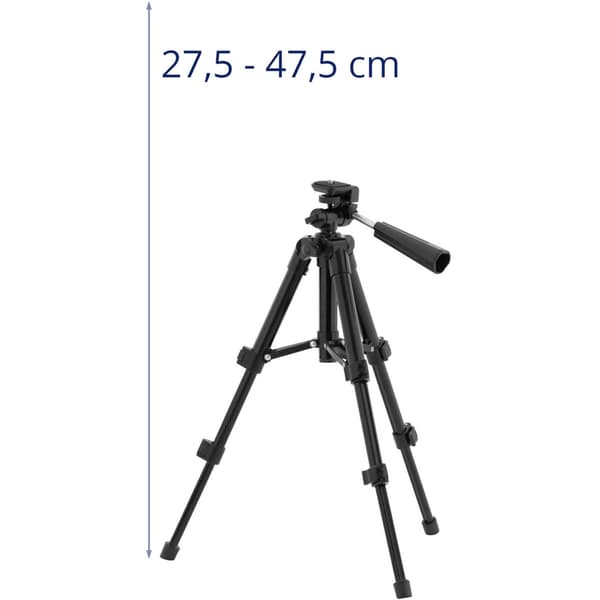 Stativ til kamera krydslaser 27,5-47,5 cm 1/4'' gevind